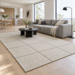 Nordic Minimal Line Rug – 6' × 9'