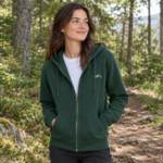Trail Club Embroidered Zip Hoodie – Unisex