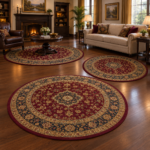 Heritage Oriental Rug Trio – 3 Pieces, 6' Round