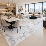 Carrara Marble Rug Duo – 2 Pieces, 5' × 7'